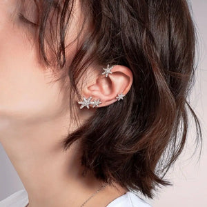 Nova Bloom Ear Cuff - Pair