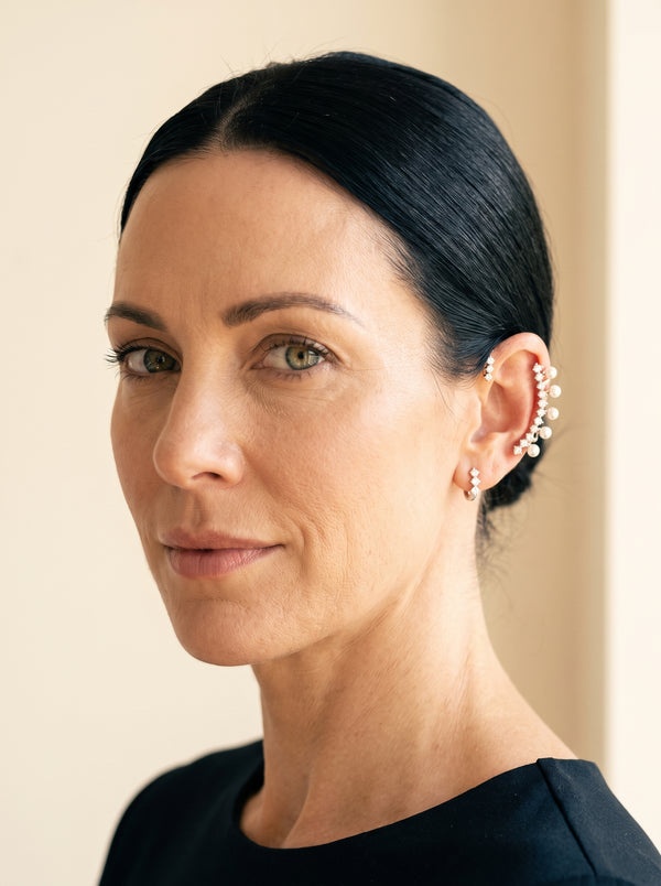 Celeste Pearl Ear Cuf - Pair [𝗡𝗲𝘄 𝗔𝗿𝗿𝗶𝘃𝗮𝗹]