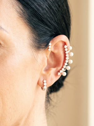 Celeste Pearl Ear Cuf - Pair [𝗡𝗲𝘄 𝗔𝗿𝗿𝗶𝘃𝗮𝗹]