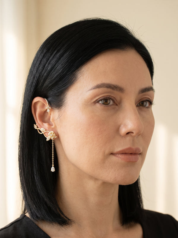 Rosalie Vine Ear Cuff - Pair [𝗡𝗲𝘄 𝗔𝗿𝗿𝗶𝘃𝗮𝗹]