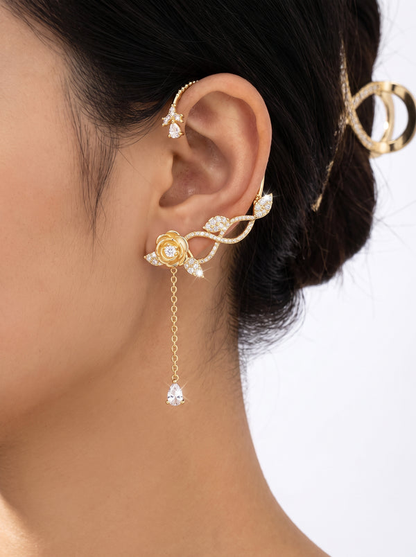 Rosalie Vine Ear Cuff - Pair [𝗡𝗲𝘄 𝗔𝗿𝗿𝗶𝘃𝗮𝗹]