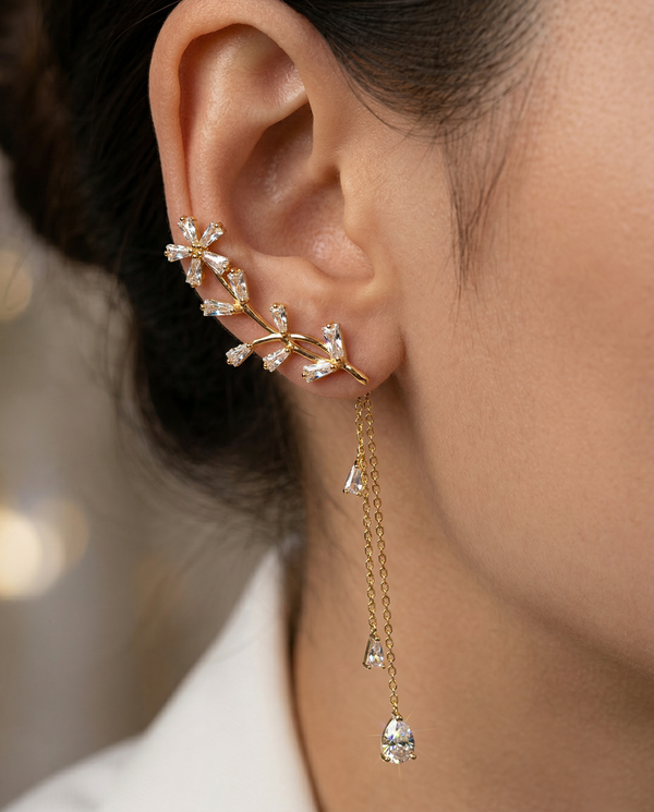 Stellar Petal Ear Cuff - Pair
